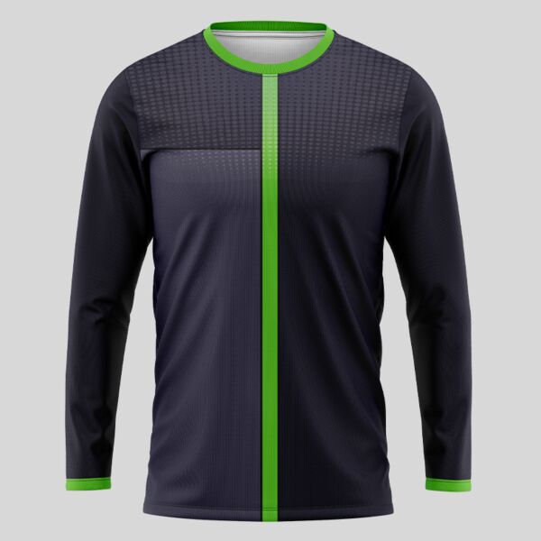 Green Line Design Full Print Long Sleeve Shirt Thumbnail