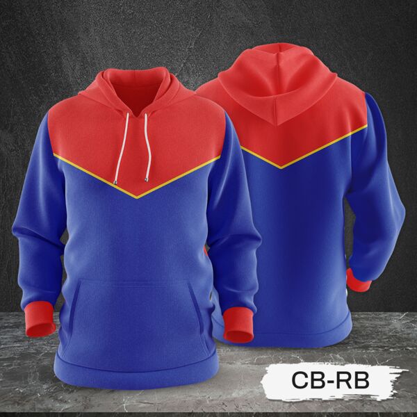 3 Color Combination Hoodie Jacket Full Print Sublimation Thumbnail