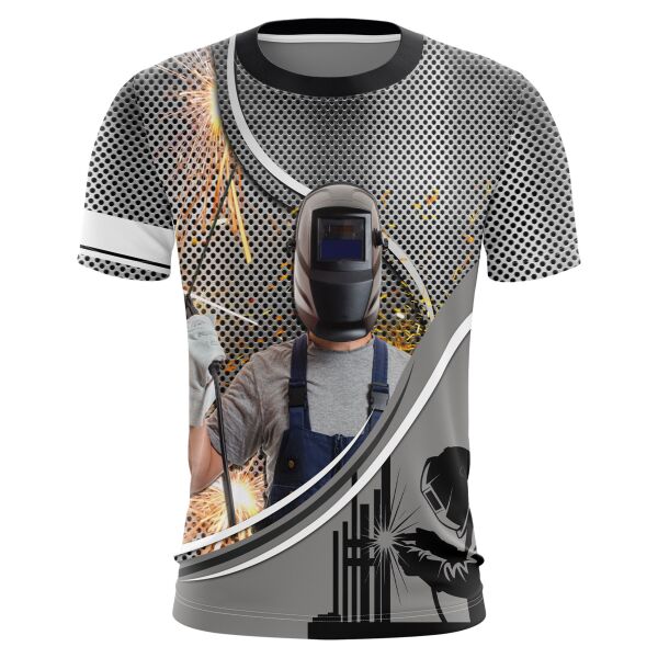 Welder Uniform Full Print Roundneck Shirt Thumbnail